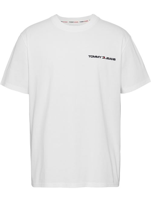 T-shirt Tommy Jeans | DM0DM16878YBR BIANCO